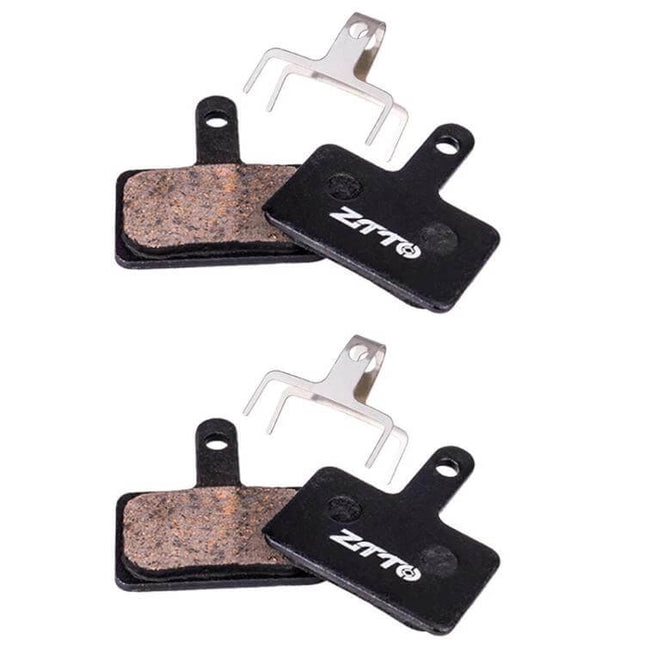 ZTTO Bicycle Disc Braking Pads For Mountain Bike Everyday Use - copper fiber resin pads with steel backing for quiet, reliable stopping