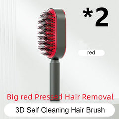 Ultimate Self-Cleaning Scalp Massager Brush for All Hair Types with Anti-Static Technology