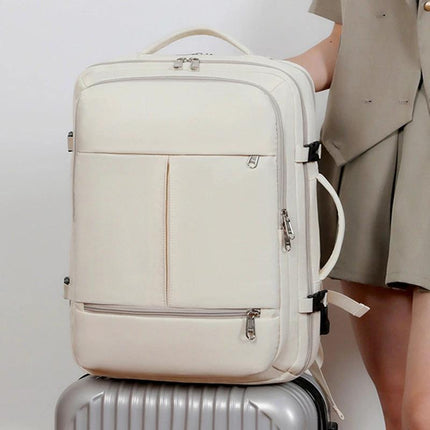 Waterproof Business Travel Backpack With 15.6 Inch Laptop Compartment