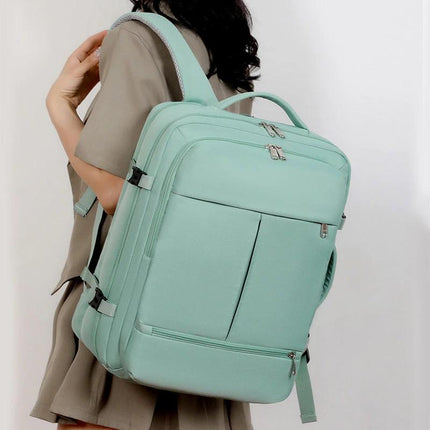 Waterproof Business Travel Backpack With 15.6 Inch Laptop Compartment