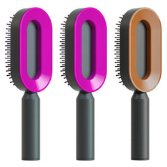 Ultimate Self-Cleaning Scalp Massager Brush for All Hair Types with Anti-Static Technology