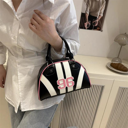 Color Block Dumpling Shoulder Bag With Single Strap For Daily Wear
