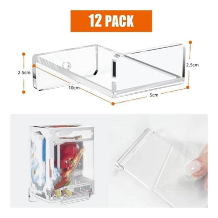 Acrylic Wall Mounted Display Rack For Anime Ornaments clear 4mm 10x5x2.5cm slim wall-mounted shelf for small anime figurines