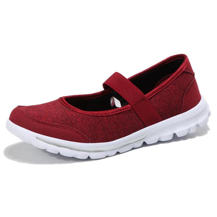 Nurse Lace Up Flats With Breathable Mesh Upper For Work