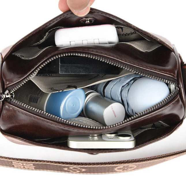 Soft PU Cylindrical Crossbody Bag For Everyday Use