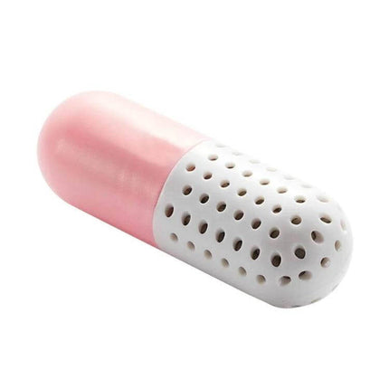 Alloet Shoe Deodorizer Capsules For Shoes And Closet Freshness pink perforated capsule for shoes closet drawers travel 9×3×3 cm