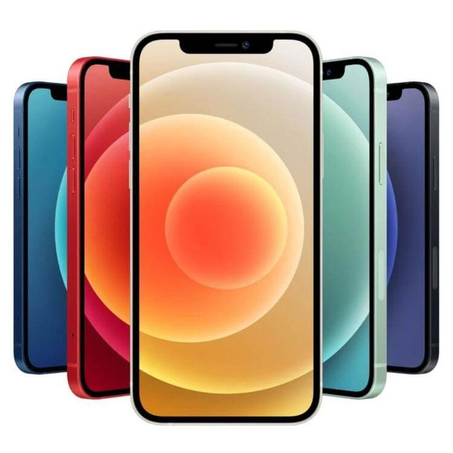 Apple iPhone 12 Unlocked 128GB Used A Grade Mixed Colors - mixed color selection, 6.1-inch OLED, fully functional with minor surface scratches