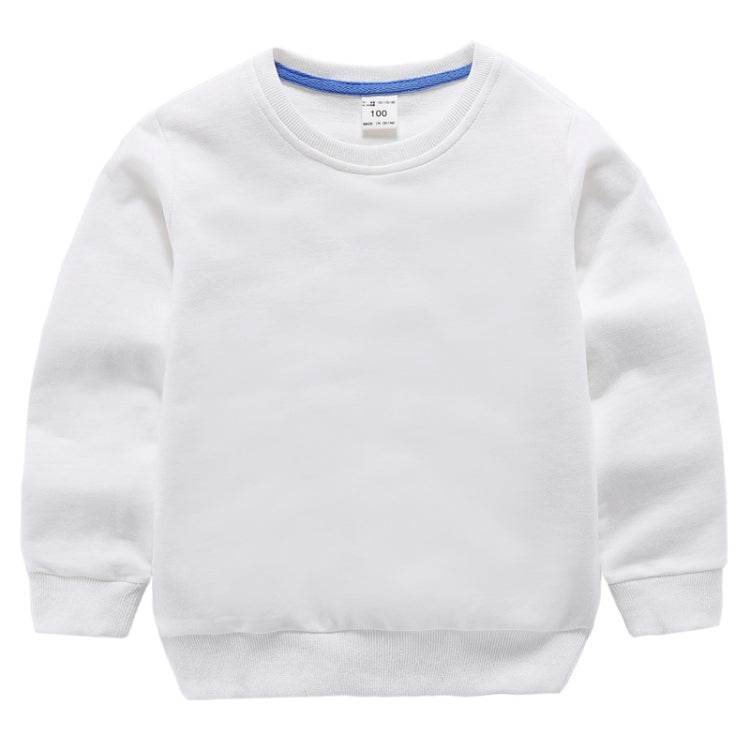 Autumn Solid Color Bottoming Children's Sweatshirt Pullover 120cm 130cm Cozy Fashion for Kids