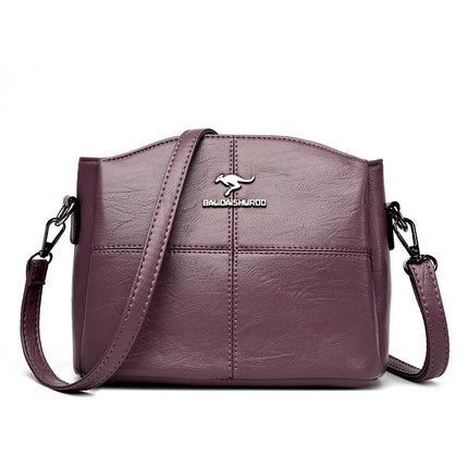 Korean Style Womens Sheepskin Crossbody Bag Large Capacity