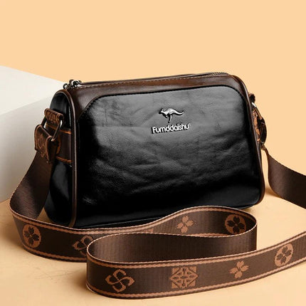 Soft PU Cylindrical Crossbody Bag For Everyday Use