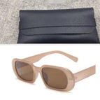 Milk tea color / With glasses bag