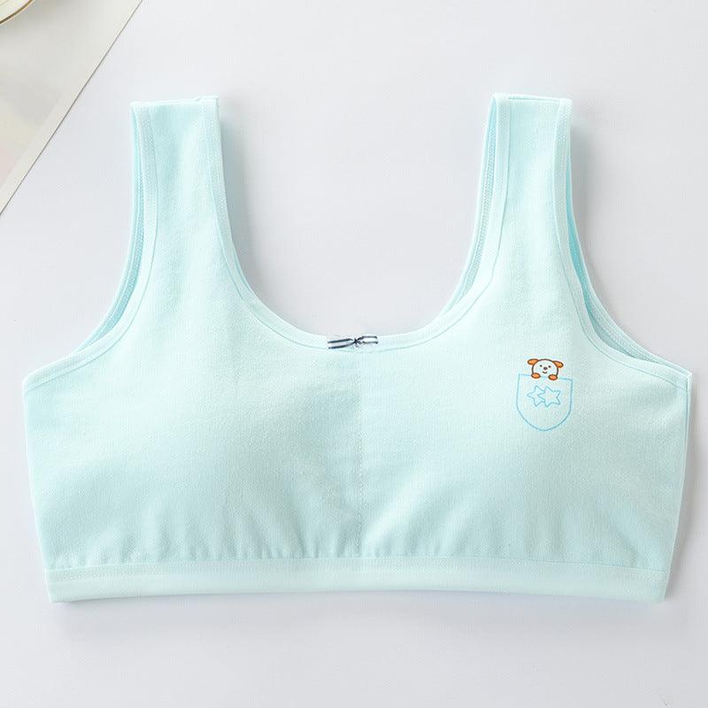 Cotton Tube Top Bra for Junior High School Girls - Breathable and Comfortable Underwear