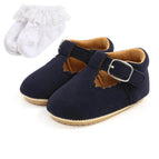 Frosted dark blue socks / 11cm
