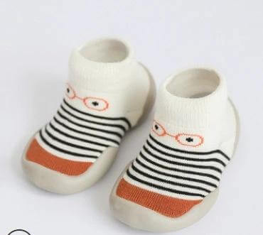 Baby Toddler Combed Cotton Floor Socks Breathable Cute - non-slip breathable striped mesh floor socks with toe protection for crawling infants and toddlers