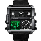 Black Leather-Black-Black-White