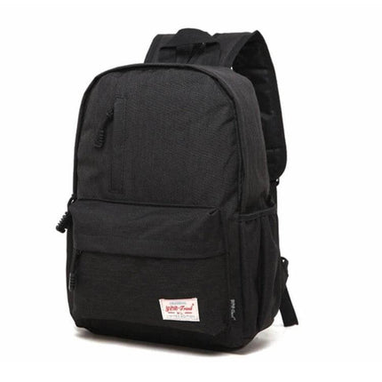 Canvas Laptop Bag And Backpack For 13.3 Inch Laptops - durable black canvas convertible bag with padded laptop compartment and multiple pockets