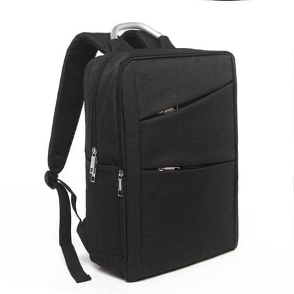 Laptop Backpack Fits 14 Inch And Under Laptops, Everyday Use - black polyester oxford padded laptop compartment backpack