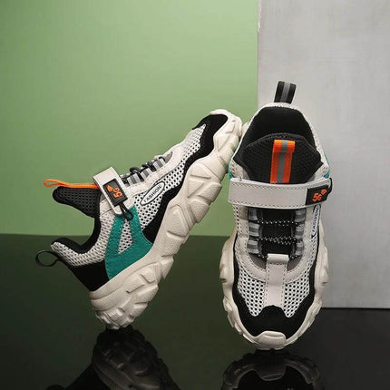 Boys Casual Shoes Breathable Mesh For Everyday Wear - breathable mesh upper, EVA sole, sporty school and play design