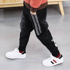 Printed Black Trousers / 110cm