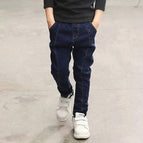 Blue strip single pants / 110cm