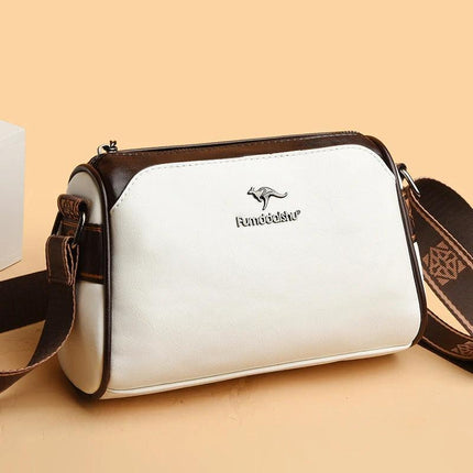 Soft PU Cylindrical Crossbody Bag For Everyday Use