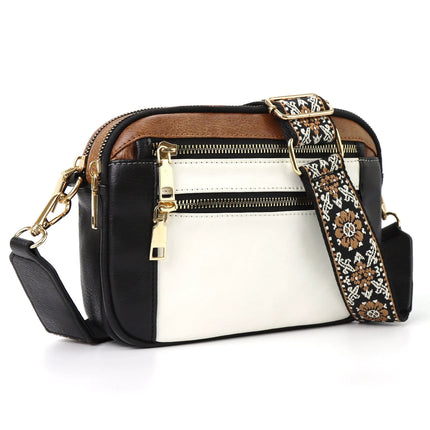 Floral Strap Crossbody Bag For Daily Commuter Essentials