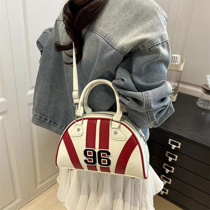 Color Block Dumpling Shoulder Bag With Single Strap For Daily Wear