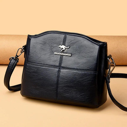 Korean Style Womens Sheepskin Crossbody Bag Large Capacity
