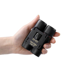 Compact 30x60 Zoom Binoculars for Travel and Outdoor Activities - Lightweight Folding Telescope for Bird Watching, Concerts, and More