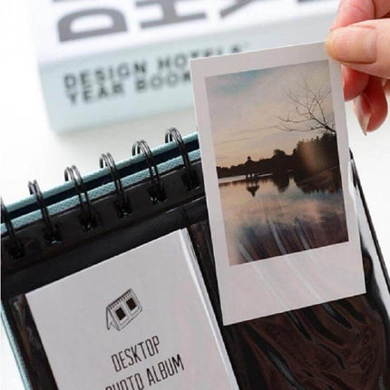 Calendar Style Desktop Standing Folder Album 68 Photos compact desktop photo album with vertical calendar-inspired display