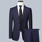 Navy Blue / Two piece suit / 2XL