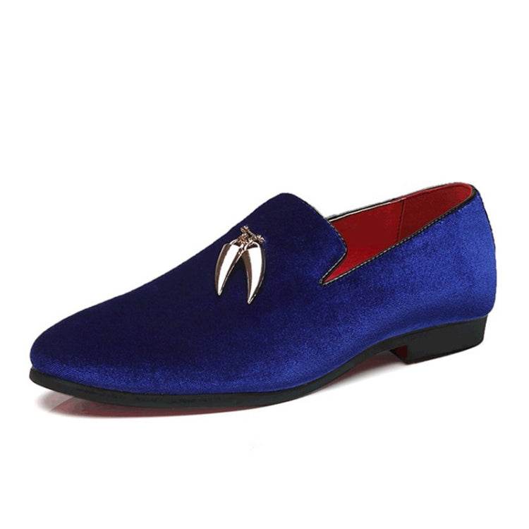 Casual Sickle Suede Men Shoes Flat Slip-on Loafers Style