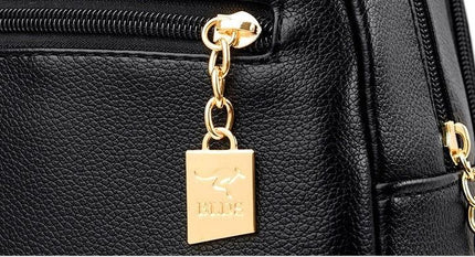 Soft PU Leather Mommy Tote Bag For Everyday Use With 20-35L