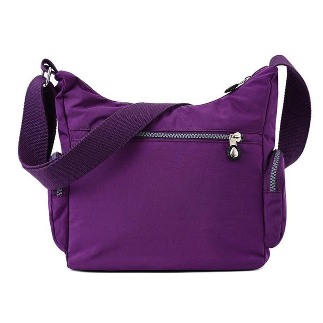Medium Nylon Waterproof Crossbody Shoulder Bag With Multiple Pockets | Syndmart