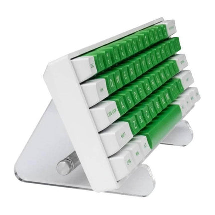 Clear Acrylic Keyboard Stand Detachable For Desk Use - transparent 3mm acrylic angled keyboard riser for ergonomic typing and cable organization