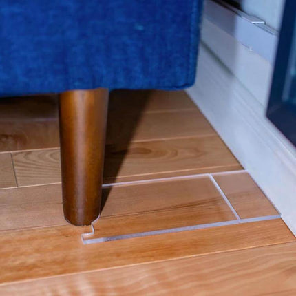 Sofa Mattress Baffle Wall Protection For Living Rooms clear acrylic panel fitted behind sofa leg to protect wall and reduce heat transfer