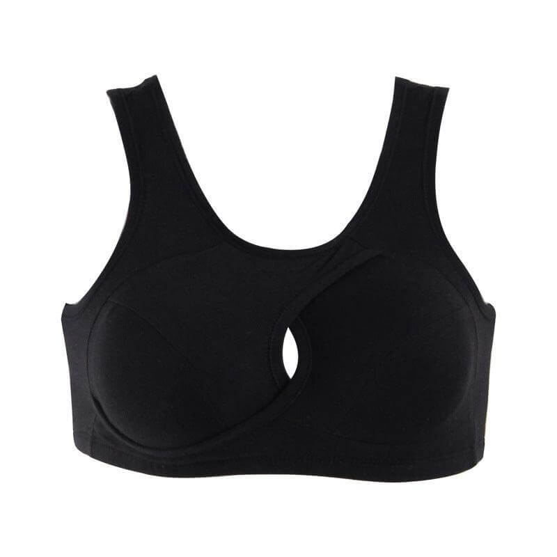 Women's Breathable Wireless Gathered Sports Vest with Beauty Back Design