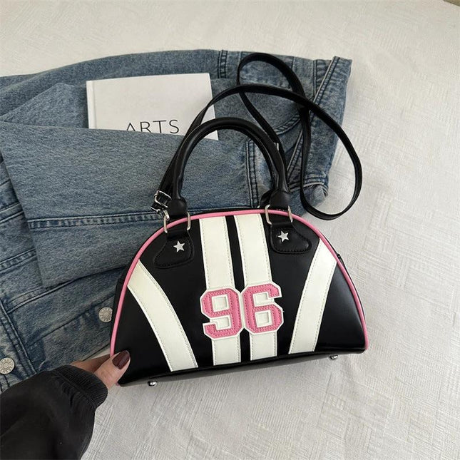 Color Block Dumpling Shoulder Bag With Single Strap For Daily Wear