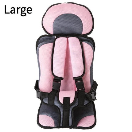Portable Infant Safety Seat for Babies and Toddlers in Cars - pink detachable back car seat for 9 months to 6 years