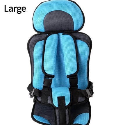 Portable Infant Safety Seat for Babies and Toddlers in Cars - blue detachable back travel car seat for 9 months to 6 years