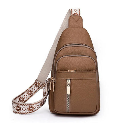 Soft PU Leather Women's Crossbody Bag For Everyday Casual Use