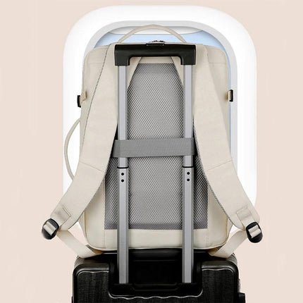 Waterproof Business Travel Backpack With 15.6 Inch Laptop Compartment