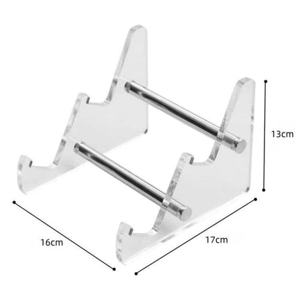 Detachable Keyboard Stand for Everyday Desk Setup at Home clear acrylic 3mm compact ergonomic keyboard holder 17x16x13cm