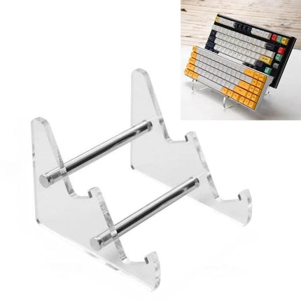 Detachable Keyboard Stand for Everyday Desk Setup at Home clear acrylic compact stand for keyboards on small desks