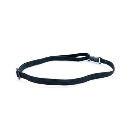 DIY Bow Tie Adjustment Strap 53x1cm for Shirts and Suits - black elastic band with snap closure and adjustable buckle