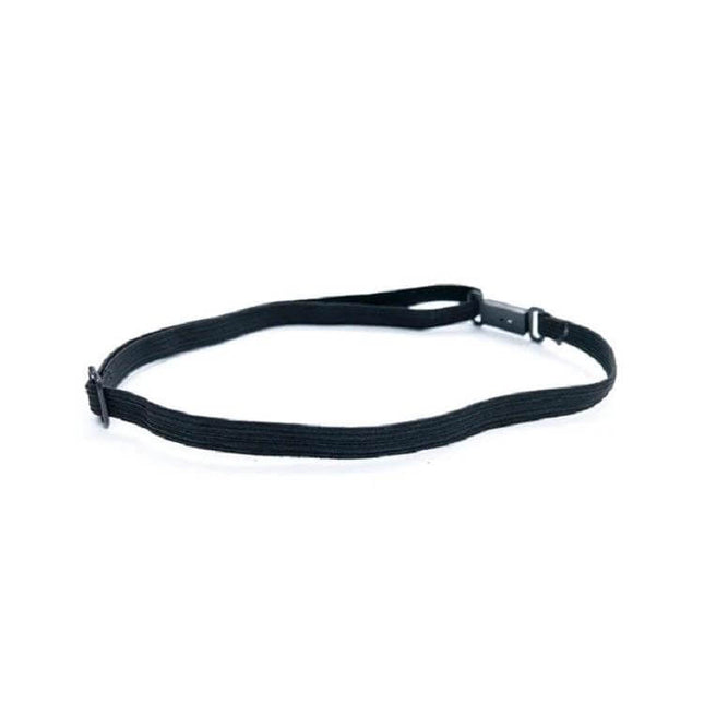 DIY Bow Tie Adjustment Strap 53x1cm for Shirts and Suits - black elastic band with snap closure and adjustable buckle