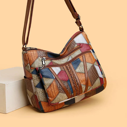 Caramel Women’s Crossbody Messenger Bag For Commuting Travel