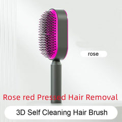 Ultimate Self-Cleaning Scalp Massager Brush for All Hair Types with Anti-Static Technology