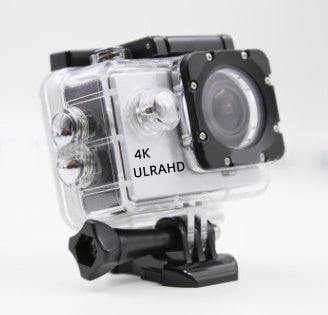 Ultra HD Waterproof Action Camera Silver Grey