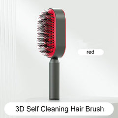 Ultimate Self-Cleaning Scalp Massager Brush for All Hair Types with Anti-Static Technology